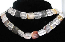 Load image into Gallery viewer, Spectacular Opal in Quartz Square Bead Strand 109340 - PremiumBead Primary Image 1