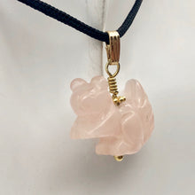 Load image into Gallery viewer, Charm! Rose Quartz Squirrel 14kgf Pendant - PremiumBead Alternate Image 11