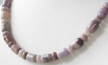 Load image into Gallery viewer, Natural Lavender Brazilian Agate 9.5x7mm & 5x8mm Bead Strand 109722 - PremiumBead Alternate Image 2