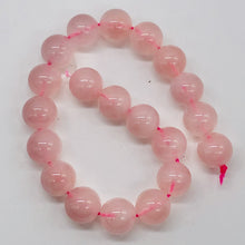 Load image into Gallery viewer, Rose Quartz 8" Strand Round | 10 mm | Pink | 20 Bead