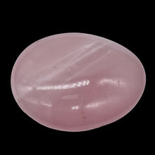 Load image into Gallery viewer, Rose Quartz Oval Meditation Worry Stone | 58x47x24 mm | Pink | 1 Stone |
