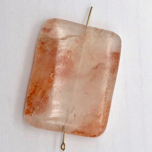 Load image into Gallery viewer, Quartz Orange Rectangular Pendant Bead | 40x30x6mm |