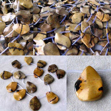 Load image into Gallery viewer, 1 Artistic Dendritic Jasper Wavy Briolette Bead 006710B - PremiumBead Alternate Image 5