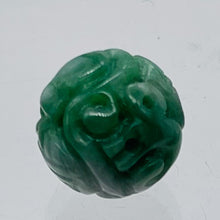 Load image into Gallery viewer, Jade AAA Intricately Carved Round Bead | 14mm | Green | 1 Bead |