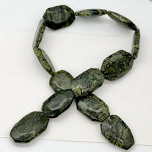 Load image into Gallery viewer, Exotic Russian Serpentine 29x18mm Pendant Bead Strand 108610