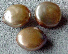 Load image into Gallery viewer, Sparkling Champagne Coin Fresh Water 9 to 10mm Pearl Strand 4480 - PremiumBead Alternate Image 3