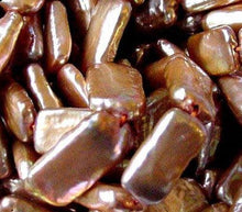 Load image into Gallery viewer, 2 Champagne Rectangle Coin FW Pearls 4459 - PremiumBead Alternate Image 2