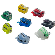 Load image into Gallery viewer, Lampwork Froggie Parcel of Frogs | 15x10x8 mm | Multi-color | 8 Beads |