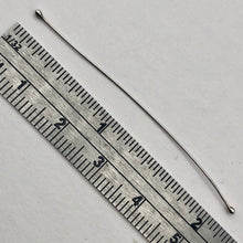 Load image into Gallery viewer, 12 Handmade Sterling Silver 24 Gauge Double Headed Headpins Jewelry Supplies - PremiumBead Alternate Image 3