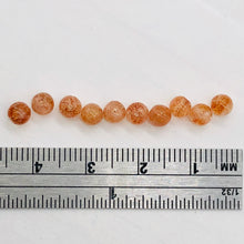 Load image into Gallery viewer, Sunstone Bead Parcel Round | 4 mm | Orange | 10 Bead |