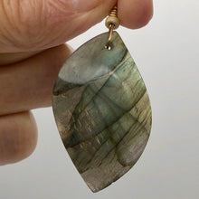 Load image into Gallery viewer, Labradorite 14K Gold Filled Drop Pendant | 1 3/8" Long | Blue Green |