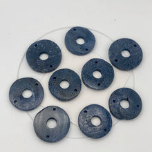 Load image into Gallery viewer, Blue Sponge Coral, Double Drilled | Blue | Disc | 30x4.5mm, | 2/parcel | - PremiumBead Alternate Image 3