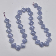 Load image into Gallery viewer, 5 Passion Blue Lace Agate 10x10x4mm Diamond Beads 009374