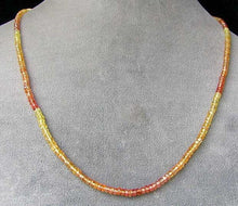 Load image into Gallery viewer, Autumn Leaves 37cts Natural Sapphire Faceted Roundel Bead Strand 106084 - PremiumBead Primary Image 1