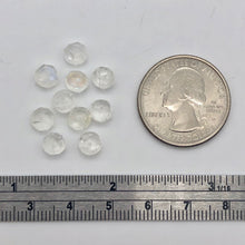Load image into Gallery viewer, 10 Faceted Rainbow Moonstone Roundel 6mm Beads - PremiumBead Alternate Image 4