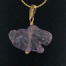 Load image into Gallery viewer, Hop! Amethyst Easter Bunny & 14Kgf Pendant 509255AMG - PremiumBead Alternate Image 3