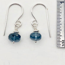 Load image into Gallery viewer, London Blue Topaz Sterling Silver Dangle | 0.75 | Blue/Silver | 1 Earrings