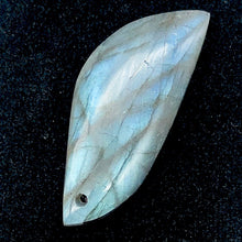 Load image into Gallery viewer, Spectrolite Labradorite Pendant Bead | 1.75x.63x.5" | Blue Gold Gray | 1 Bead(s)