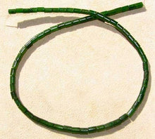 Load image into Gallery viewer, 5 Lush Nephrite Jade 6x4mm Tube Beads 007601 - PremiumBead Alternate Image 3