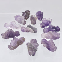 Load image into Gallery viewer, Hand Carved Amethyst Goddess of Willendorf Figurine | 20x9x7mm | Purple - PremiumBead Alternate Image 3