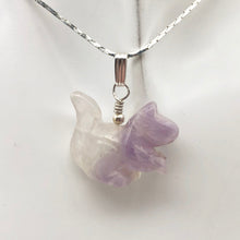 Load image into Gallery viewer, Just Nuts! Bi-Colored Amethyst Squirrel and Sterling Silver Pendant 509279AMS - PremiumBead Alternate Image 4