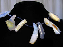 Load image into Gallery viewer, 444cts Natural Blue Chalcedony Bead Strand 110510C - PremiumBead Alternate Image 3