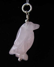Load image into Gallery viewer, Darling! Rose Quartz Penguin Sterling Silver Pendant 509273RQS - PremiumBead Alternate Image 6