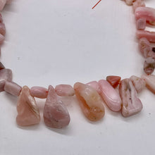 Load image into Gallery viewer, Pink Peruvian Opal 82g Varied Bead Strand | 15" | Pink | 43 Beads |