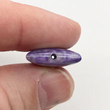 Load image into Gallery viewer, 75cts of Rare Rectangular Pillow Charoite Beads | 2 Beads | 24x20x9mm | 10871C - PremiumBead Alternate Image 9