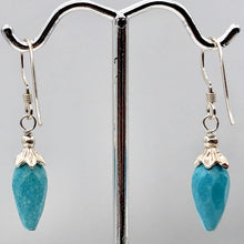 Load image into Gallery viewer, Charming Designer Natural Untreated Kingman Turquoise Earrings Sterling Silver - PremiumBead Primary Image 1
