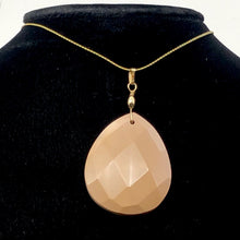 Load image into Gallery viewer, Mookaite 14K Gold Filled Faceted Teardrop Pendant | 2 1/2" Long | Desert Sand |