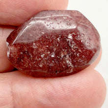 Load image into Gallery viewer, 1 Sugarplum Muscovite Faceted 26x19x8mm Oval Pendant Bead 8945