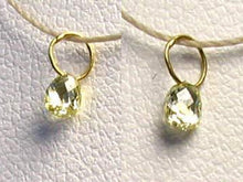 Load image into Gallery viewer, 0.21cts Natural Canary 3x2.5x2mm Diamond 18K Gold Pendant 8798P - PremiumBead Primary Image 1