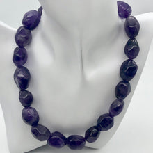 Load image into Gallery viewer, Grape Candy Amethyst Large Nugget Focal Bead Strand - PremiumBead Alternate Image 7