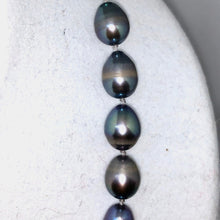 Load image into Gallery viewer, Silver-Grey Gorgeous Freshwater Pearl Sterling Necklace 20 inch 209805 - PremiumBead Alternate Image 2