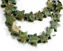 Load image into Gallery viewer, Gleam 5 Rhyolite Jasper Carved Star Beads 009466 - PremiumBead Alternate Image 2