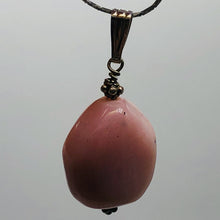 Load image into Gallery viewer, Peruvian Opal Sterling Silver Drop Pendant | 1 1/2" Long | Pink | 1 Pendant |