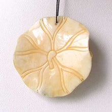 Load image into Gallery viewer, Splash 41mm Hand Carved & Scrimshaed Mermaid Centerpiece Bead 10349 - PremiumBead Alternate Image 2