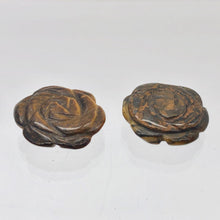 Load image into Gallery viewer, Bloomer 2 Carved Tigereye Rose Flower Beads | 21x7mm | Golden | 9290TE - PremiumBead Alternate Image 5