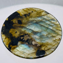 Load image into Gallery viewer, Aurora Borealis Labradorite Pendant Bead | Blue Green | 45mm | 1 Bead |