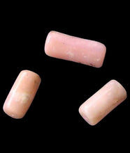 Load image into Gallery viewer, 36cts 3 Natural AAA Pink Peruvian Opal Tube Beads 3936D