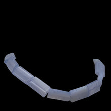 Load image into Gallery viewer, Blue Chalcedony Flat Rectangle Bead Strand | 21x12x5.5 | Blue | 20 Beads |