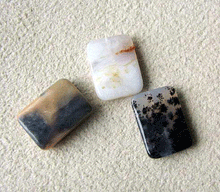 Load image into Gallery viewer, Alluring White African Opal Rectangle Bead Strand 107527 - PremiumBead Alternate Image 2