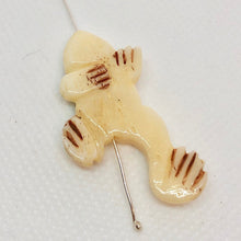 Load image into Gallery viewer, Hand Carved Frog Centerpiece Bead Hopp'in 004830F - PremiumBead Alternate Image 2