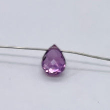 Load image into Gallery viewer, Sapphire Faceted .55ct Briolette | 5x4mm | Pink | 1 Bead |