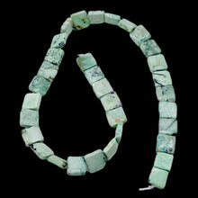 Load image into Gallery viewer, Minty Mojito Green Turquoise Square Coin Bead Strand 107412F