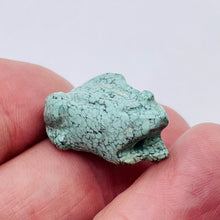 Load image into Gallery viewer, Turquoise Carved Frog Fetish Totem Bead | 1 Bead |