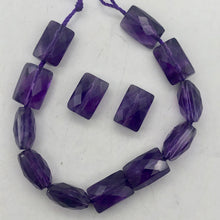 Load image into Gallery viewer, AAA Natural Amethyst Faceted Beads | 12x8x7mm | Purple | Rectangle | 2 Beads | - PremiumBead Alternate Image 6