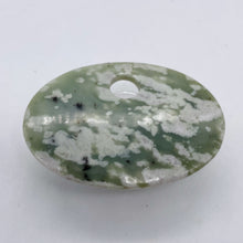 Load image into Gallery viewer, Harmony Stone Oval Centerpiece Bead - Gentle Seas | 63x45x8mm | 1 Bead |
