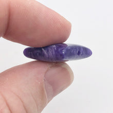 Load image into Gallery viewer, 32cts of Rare Rectangular Pillow Charoite Bead | 1 Beads | 23x18x8mm | 10872D - PremiumBead Alternate Image 4